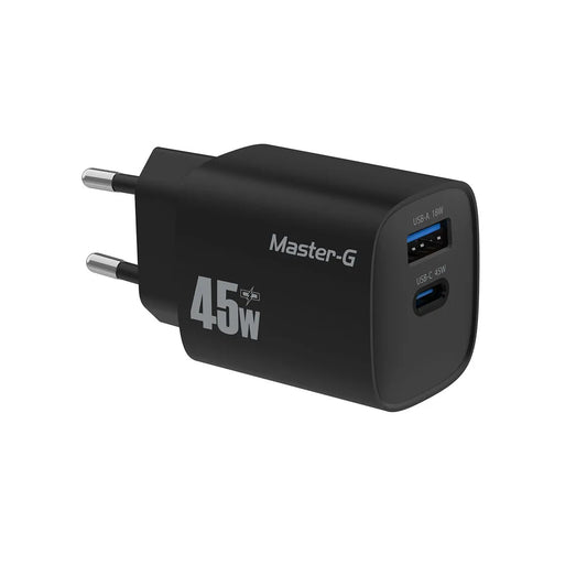 Cargador Portátil Carga Rápida 45w + Cable USB-C Master-G