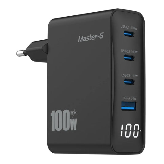 Cargador Portátil Carga Rápida 100w + Cable USB-C Master-G