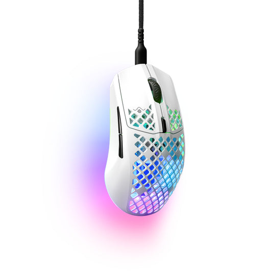Mouse Gamer Bluetooth SteelSeries Aerox 3 Wireless Blanco