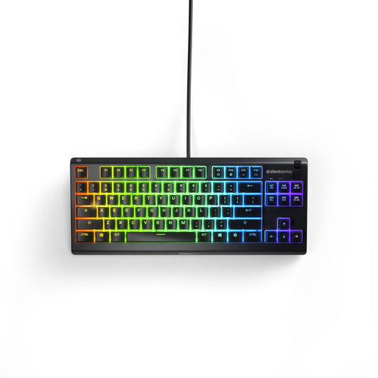 Teclado Gamer SteelSeries Apex 3 TKL RGB Whisper-Quiet Negro