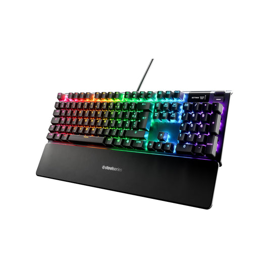 Teclado Gamer Mecánico SteelSeries Apex 5 RGB con OLED