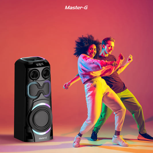 Parlante Karaoke Bluetooth DISCOVIBES 12 con micrófono