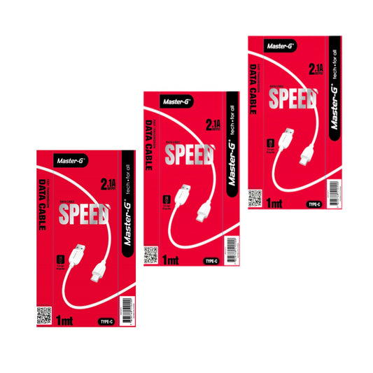 Kit Cable De Carga Rápida Usb A Usb Tipo C Mgcatc x3