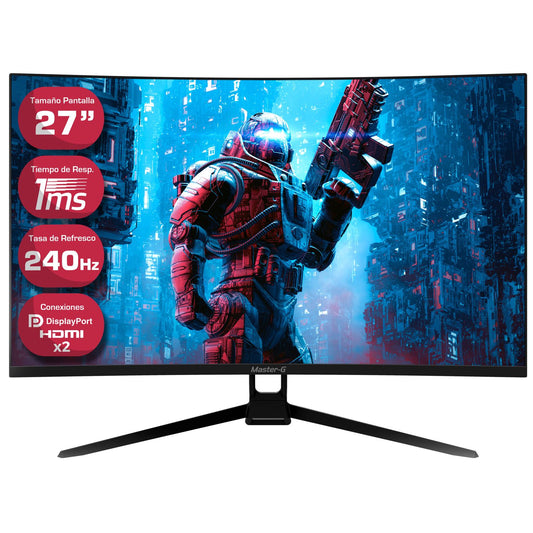 Monitor Gamer Curvo Led 27" Full HD 240Hz 1Ms