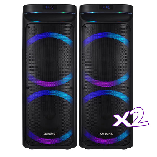 Parlante Karaoke Bluetooth 8" x2 60W 2X1 MGPHANTOM