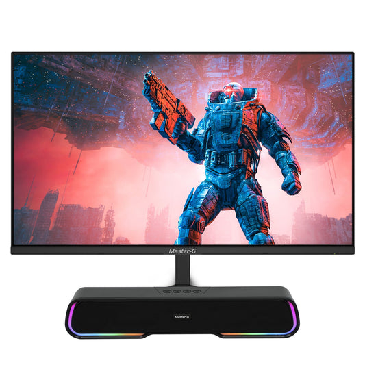 Pack Monitor Gamer Led 24" FHD 165Hz 1Ms + Soundbar Gamer
