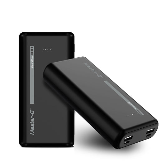 Combo Batería Externa Power Bank 20000 Mah USB y Tipo C