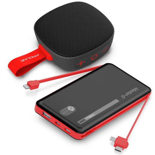 Kit Parlante Bluetooth Karbon3 + Batería Externa 10.000Mah