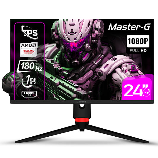 Monitor Gamer 24" FHD IPS Pivote 90 180Hz 1Ms MGMG2440