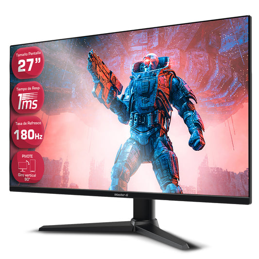 Monitor Gamer 27" Full HD Posición Vertical 180Hz 1Ms FF