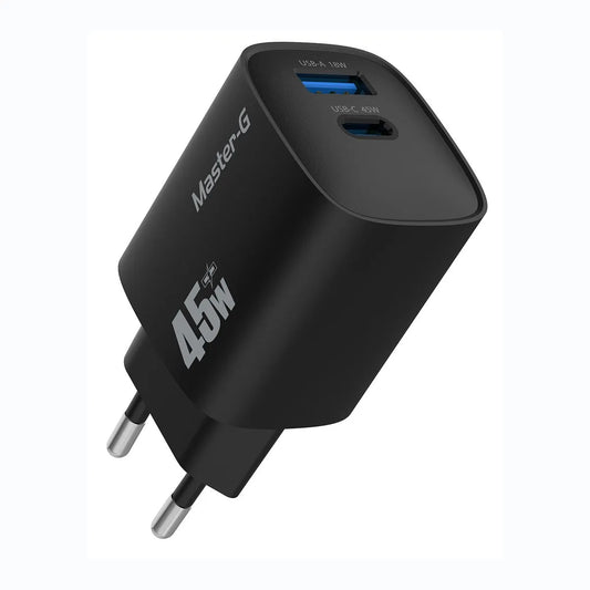 Cargador Portátil Carga Rápida 45w + Cable USB-C Master-G