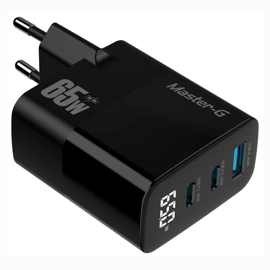 Cargador Portátil Carga Rápida 65w + Cable USB-C Master-G