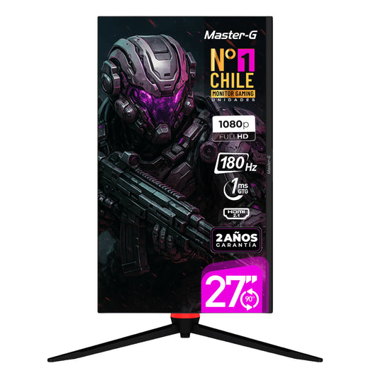 Monitor Gamer 27" FHD IPS Pivote 90 180Hz 1Ms MGMG2740