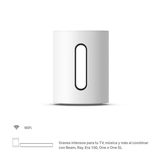 Subwoofer Sonos Wifi Mini Wireless Blanco