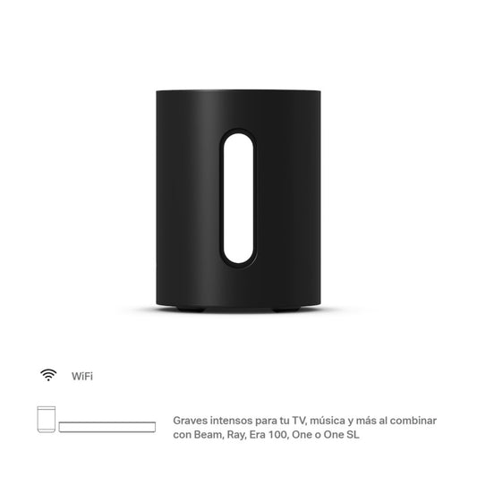 Subwoofer Sonos Wifi Mini Wireless Negro