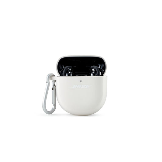 Funda Case Silicona Audífonos Bose Ultra Earbuds Blanco