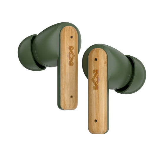 Audífonos Bluetooth True Wireless Little Bird Green Marley