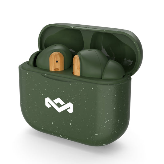 Audífonos Bluetooth True Wireless Little Bird Green Marley