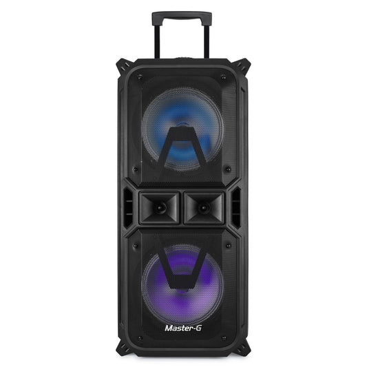 Parlante Karaoke Bluetooth 8” x2 MGCOBRA Master-G