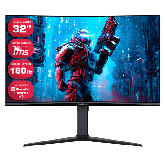 Monitor Gamer Curvo Led  32" Full HD 180Hz 1Ms