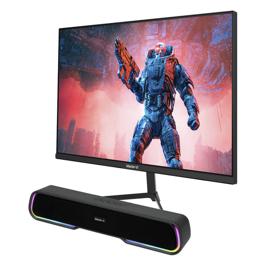 Pack Monitor Gamer Led 24" FHD 165Hz 1Ms + Soundbar Gamer
