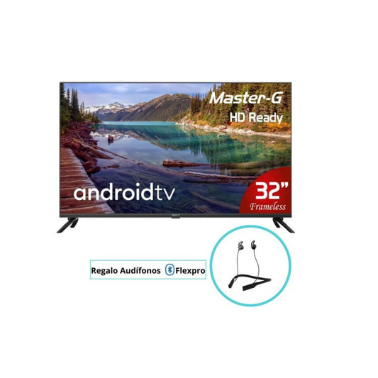 Smart TV Led 32" Android HD Bluetooth + Regalo Flexpro