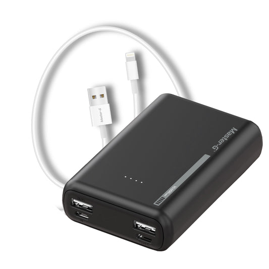 Kit Batería Externa 10000Mah + Cable C.R Lightning Master-G